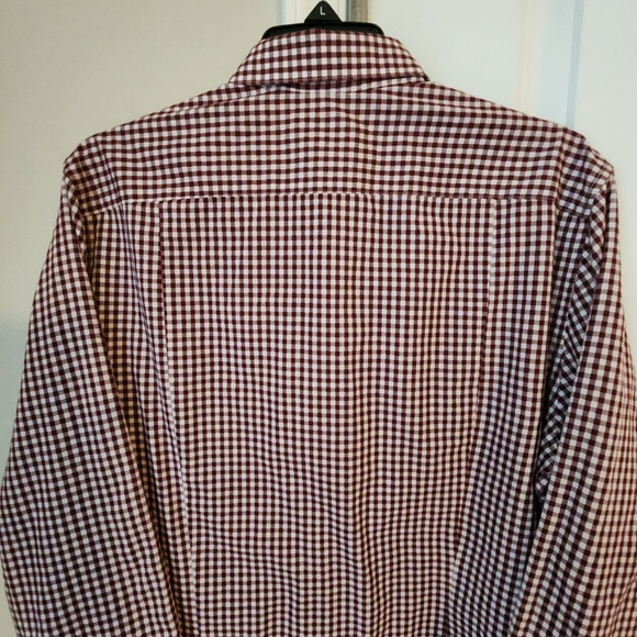 H&M slim fit easy-iron button front shirt. Mens M - Picture 5 of 13
